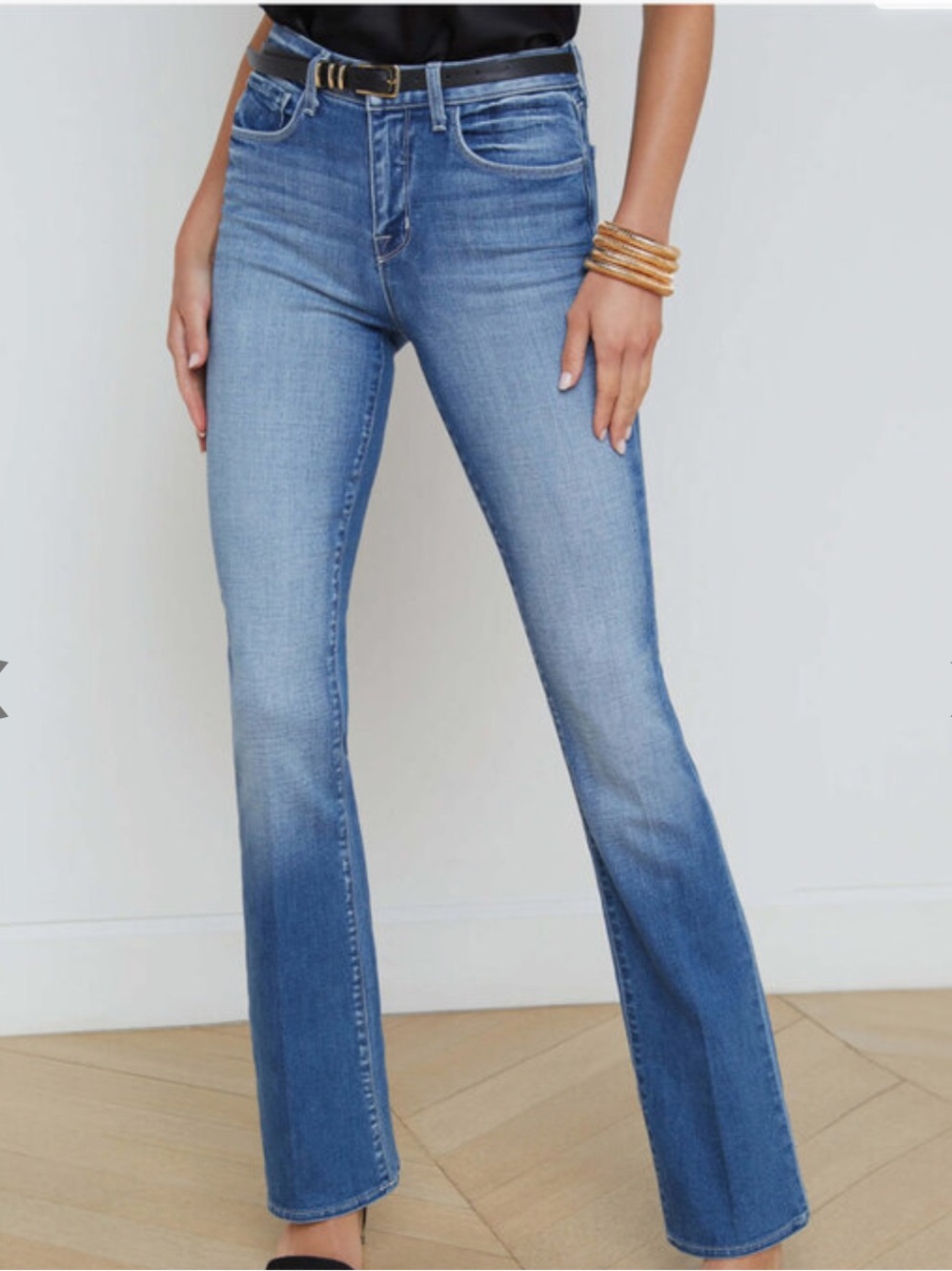 L’agence Selma High Rise Baby Boot Cut Jeans 27